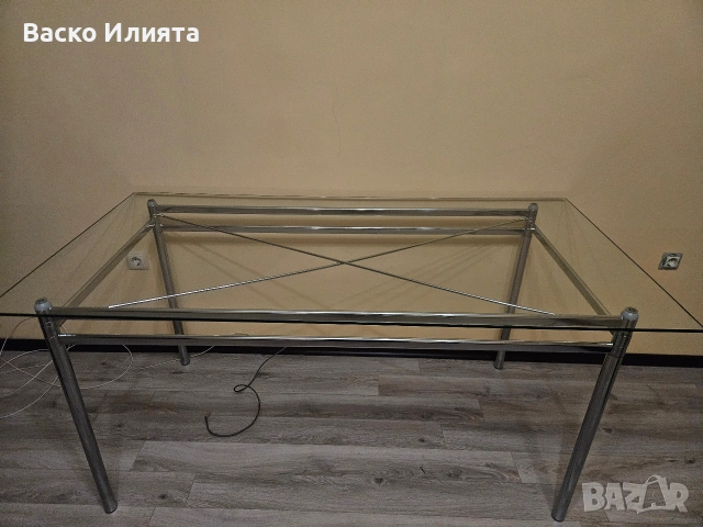 Стъклена Маса, снимка 2 - Маси - 54800191