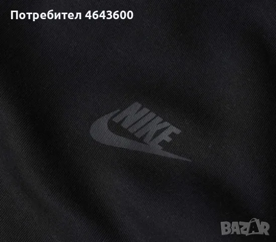 Мъжки суитшърт NIKE Tech Fleece pullover hoodie черен XXL, снимка 5 - Суичъри - 55691721