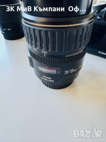Фотоапарат CANON EOS 6 с три обектива, снимка 9 - Фотоапарати - 54839484