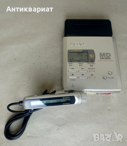 Мини диск Sony MiniDisc Recorder MZ-R55 / Japan, снимка 7 - Други - 55118648