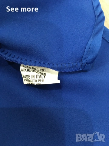 Сатенена рокля Made in Italy S, снимка 6 - Рокли - 54239752