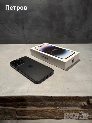 Перфектен Iphone 14 Pro Black 128 GB, снимка 4 - Apple iPhone - 54084891