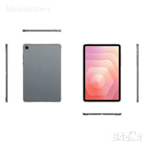 Прозрачен TPU калъф със скрийн протектор от закалено стъкло за Samsung Galaxy Tab S11, снимка 4 - Калъфи, кейсове - 54267340