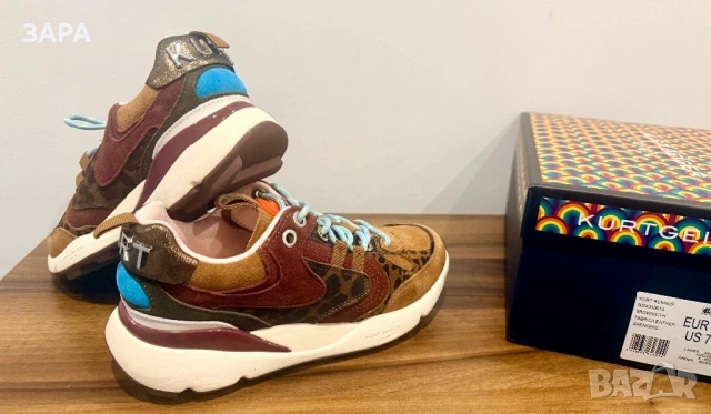 Дамски кожени маратонки Kurt Geiger London Kurt Runner, снимка 7 - Маратонки - 54164742