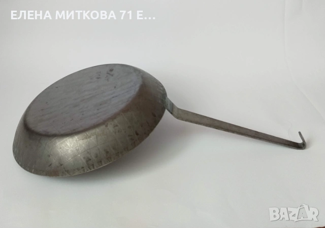 Масивен немски тиган от ковано желязо, снимка 2 - Съдове за готвене - 51503312
