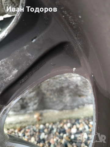 Джанти с гуми 17 " 7.5 J et36 225/45/17 Мерцедес Mercedes w203 w209 w210 w202, снимка 14 - Гуми и джанти - 54550152