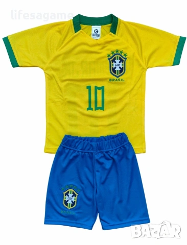 Детски футболен екип Бразилия Неймар Brazil Neymar Jr , снимка 2 - Детски комплекти - 55187446