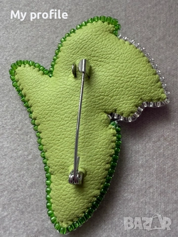 Handmade брошка Кокиче , снимка 7 - Бижутерийни комплекти - 53450394