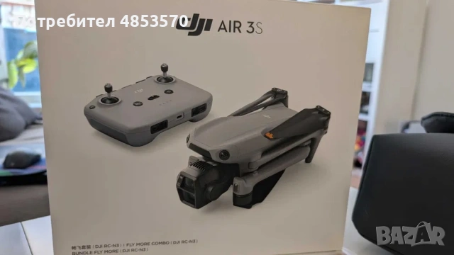 Дрон DJI Air 3S Fly More Combo (DJI RC-N3) + Пускащ механизъм за дрон DJI Air 3/3S, снимка 4 - Дронове и аксесоари - 54863651