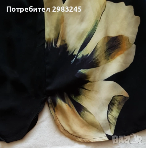 Дамска копринена риза без ръкави, снимка 2 - Ризи - 54917366