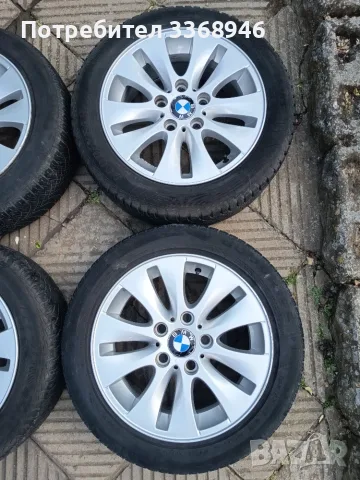 Джанти BMW 16" 5x120 с гуми 195/55/16, снимка 4 - Гуми и джанти - 55697269