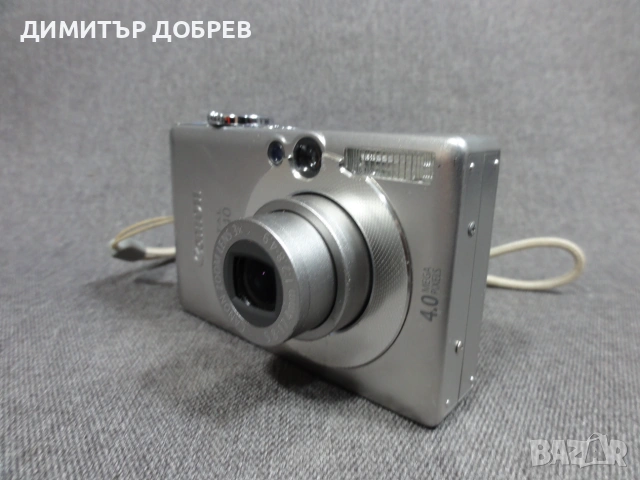 ЦИФРОВ ФОТОАПАРАТ CANON DIGITAL IXUS 40 DIGITAL 4.0MP CCD DIGITAL CAMERA Y2K RETRO DIGICAM , снимка 3 - Фотоапарати - 55092577