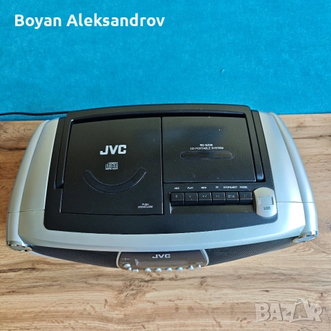 JVC RC-EZ36 радиокасетофон с USB и CD, снимка 3 - Радиокасетофони, транзистори - 54795659