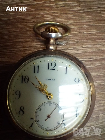 Omega часовник сребро 800, снимка 3 - Антикварни и старинни предмети - 54726822