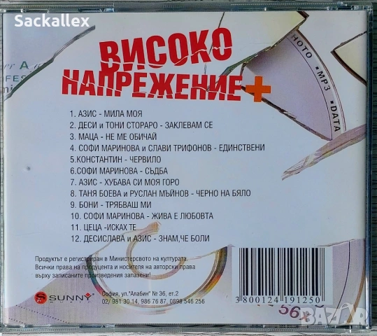 Високо напрежение + (CD), снимка 3 - CD дискове - 54899416