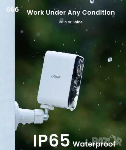 Камера за наблюдение ieGeek ZS-GX3S 2K WiFi, снимка 8 - IP камери - 55261351