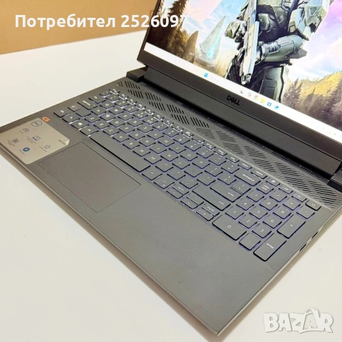 DELL G15/120Hz IPS/i5-10200H/GTX 1650/16GB DDR4, снимка 3 - Лаптопи за игри - 55046601