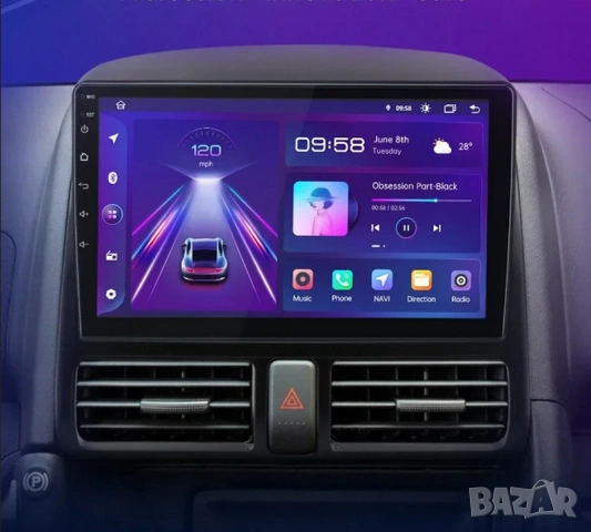Honda CR-V_2 2001-2006 9” 2-DIN мултимедия с Android 12, 2/32GB , снимка 3 - Аксесоари и консумативи - 52511781