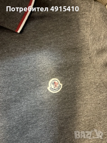Мъжка поло риза с яка MONCLER (оригинална) , снимка 3 - Тениски - 55620342