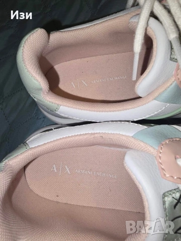 Дамски маратонки Armani Exchange, снимка 4 - Маратонки - 54360296