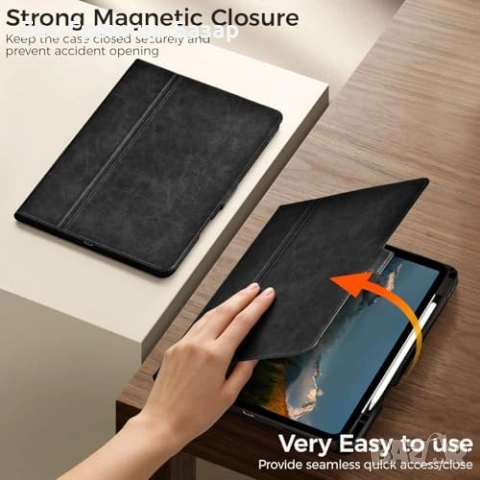 Нов кейс таблет iPad 11 2025 10.9 2022 калъф стойка магнитно затваряне Айпад, снимка 6 - Калъфи, кейсове - 54233731