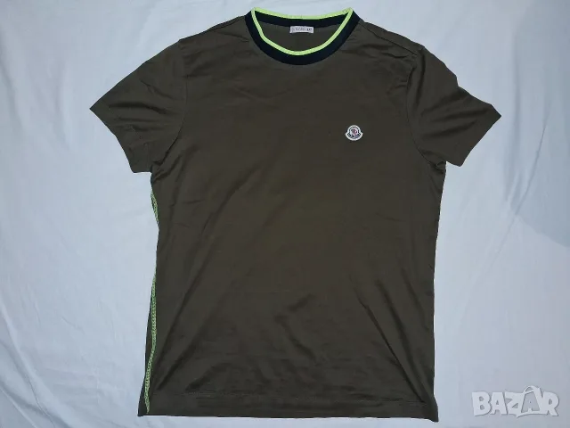 2 броя - Moncler maglia T-Shirt и polo manica corta (М) и (L) мъжка спортна тениска