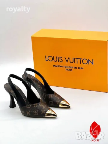 Louis Vuitton Нови Дамски Обувки на Ток Луи Витон Различни Цветове , снимка 3 - Дамски обувки на ток - 55339131