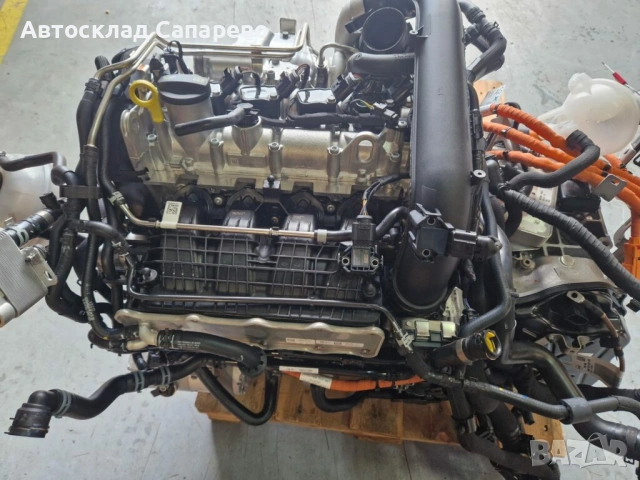 DGE 1.4 e-TSI Hybrid двигател блок глава валове гол мотор Vw
