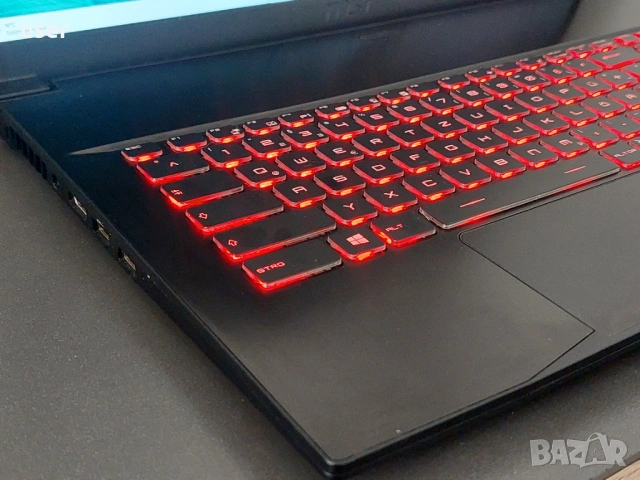 32GB RAM RTX 3060 Core i7-10750H 17.3" FULL HD 144hz IPS геймърски лаптоп MSI GF75 Thin, снимка 2 - Лаптопи за игри - 54562047