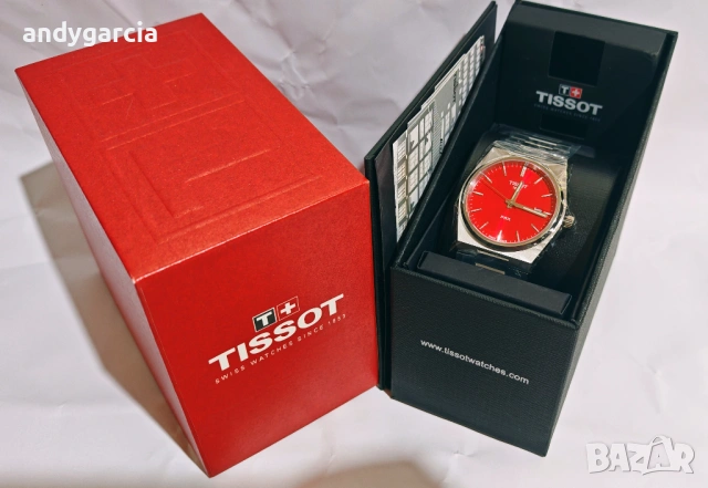 Tissot Prx T137.410.11.421.00 мъжки часовник с дата, чисто нов с кутия книжки, 100% оригинален, снимка 4 - Мъжки - 54866550