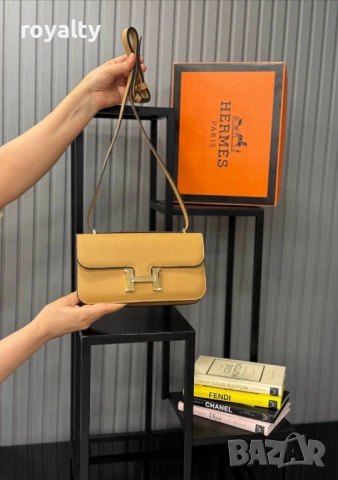 Hermes Нова Дамска Кожена Чанта Ерме Различни Цветове , снимка 13 - Чанти - 54866807