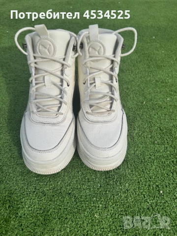 Puma Mayra "Frosted Ivory" / Високи маратонки тип бота / №37, снимка 5 - Маратонки - 54181673