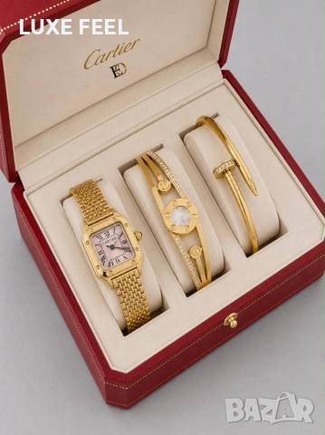 ⚜️ Hermes ⚜️ Carrie ⚜️Часовник + Гривни , снимка 3 - Дамски - 54915411