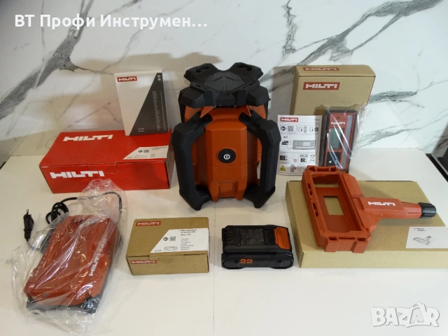 НОВО - Hilti PR 4 - 22 / Nuron - Хоризонтален ротационен лазер