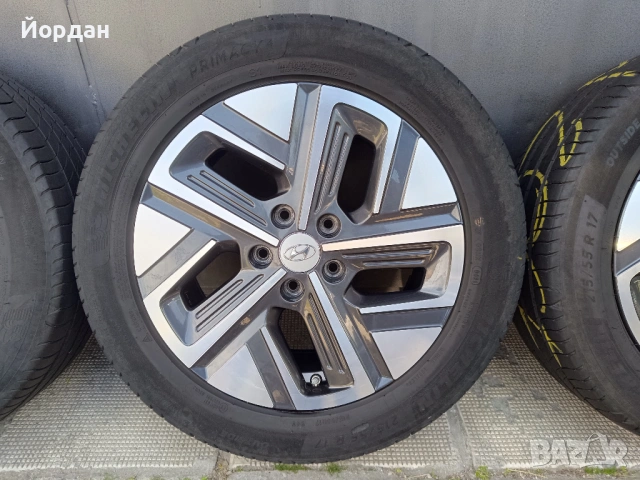 ОРИГИНАЛНИ джанти с гуми 17 ' цола 215 55 5x114,3 HYUNDAI KONA / Хюндай Кона + датчици, снимка 8 - Гуми и джанти - 54610853
