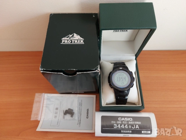 Casio Protrek PRW-3100YT Solar Multiband 6 Triple Sensor Titanium Watch