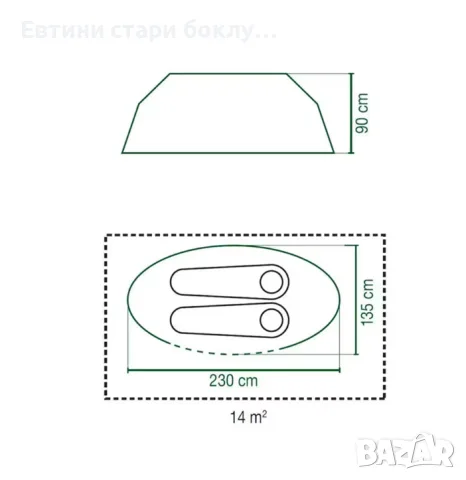 Coleman Galiano 2 - качествена палатка за къмпинг, риболов, море, снимка 10 - Палатки - 55544747