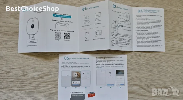 Vimtag 4MP, външна и вътрешна камера, IP66 Водоустойчива, цветно нощно виждане,WiFi, 2-посочно аудио, снимка 3 - IP камери - 55415694