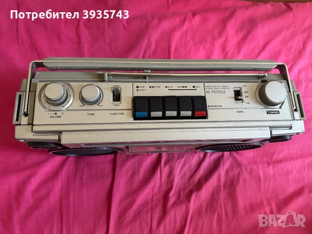 Sanyo M 9903LE касетофон, снимка 5 - Радиокасетофони, транзистори - 55199911