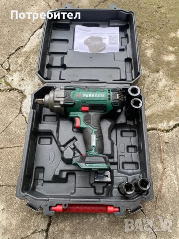 Гайковерт parkside 400N, 20V, снимка 2 - Куфари с инструменти - 54286243