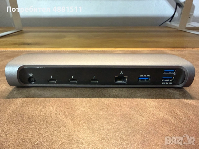 Satechi 11-в-1 Thunderbolt 4 Docking Station – Като нов, снимка 5 - Лаптоп аксесоари - 55232673