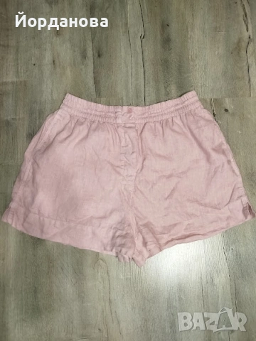 ZARA 100% лен размер L, снимка 6 - Къси панталони и бермуди - 54932146