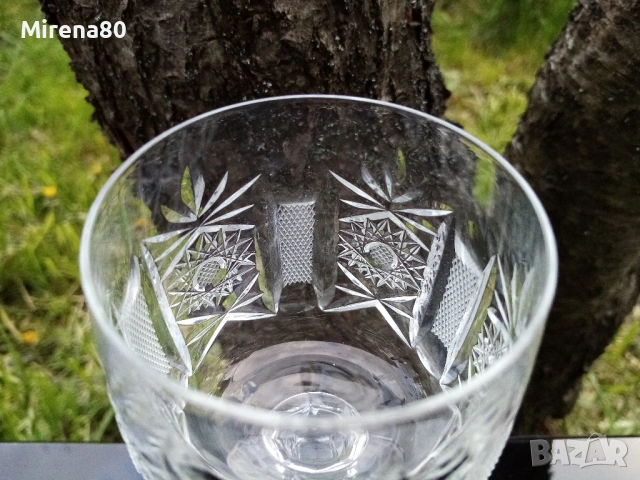 Кристален сервиз от 5 чаши за червено вино - Австрия !, снимка 4 - Сервизи - 54169497