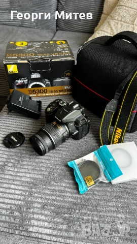 Nikon D5300 af-s dx nikkor 18-55mm DSLR фотоапарат, снимка 4 - Фотоапарати - 54515594