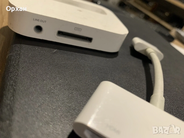 Заглавие: Ретро Apple Аксесоари: 30-pin Докинг Станция + HDMI Преходник (Оригинални, снимка 6 - iPod - 55318939