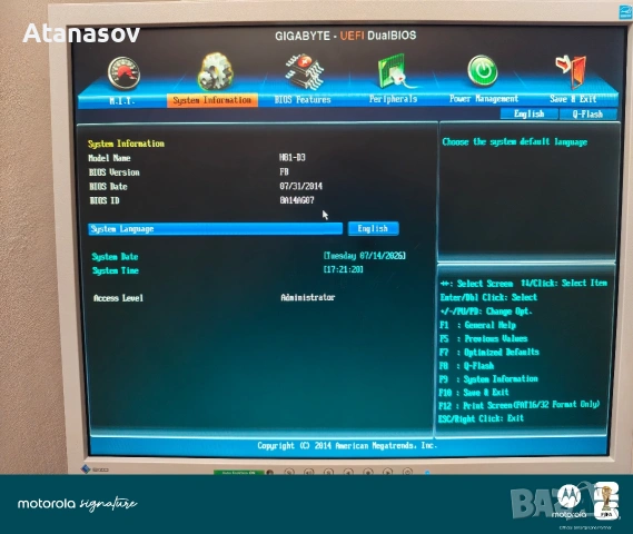Gogabyte GA-H81-D3 сокет 1150, снимка 4 - Дънни платки - 55286089