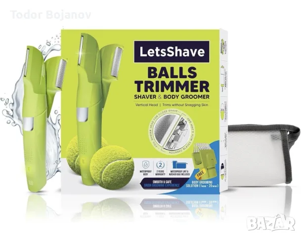 Тример за тяло LetsShave Manscape за мъже,