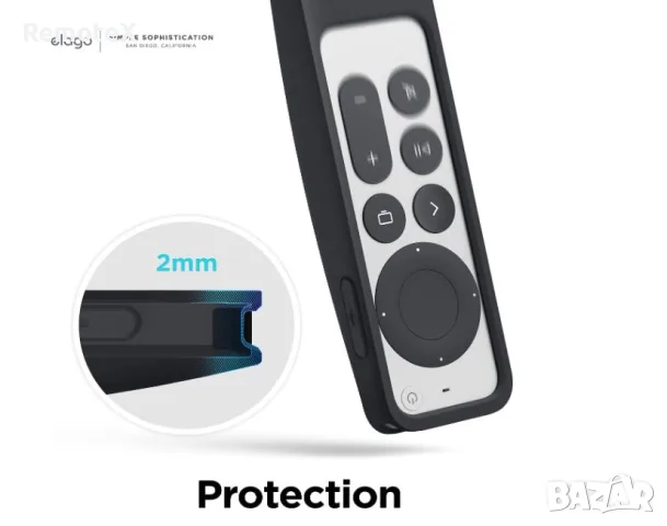 Apple TV 4K 2nd & 3rd Gen кейс за дистанционно управление с място за AirTag - elago R5, снимка 12 - Стойки, 3D очила, аксесоари - 55477923