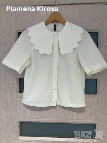 Риза H&M с декоративна яка | Размер S