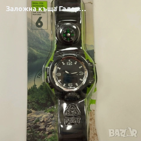Тактически часовник Trekstone Survival Kit – нов, снимка 6 - Мъжки - 55244034